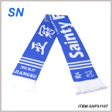 Yiwu Manufacture OEM Custom Football Scarf Fan Scarf Soccer Scarf